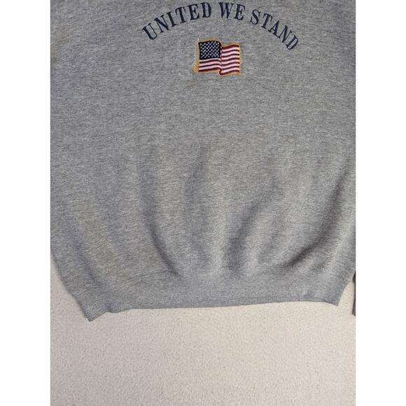 Vintage Sweatshirt Mens XL Gray Sept 9/11 Remember WTC Memorial - Picture 13 of 16